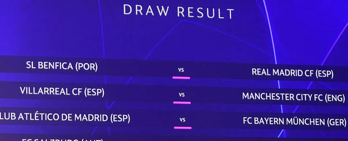 Revocan resultado del sorteo de octavos de final de la Champions League