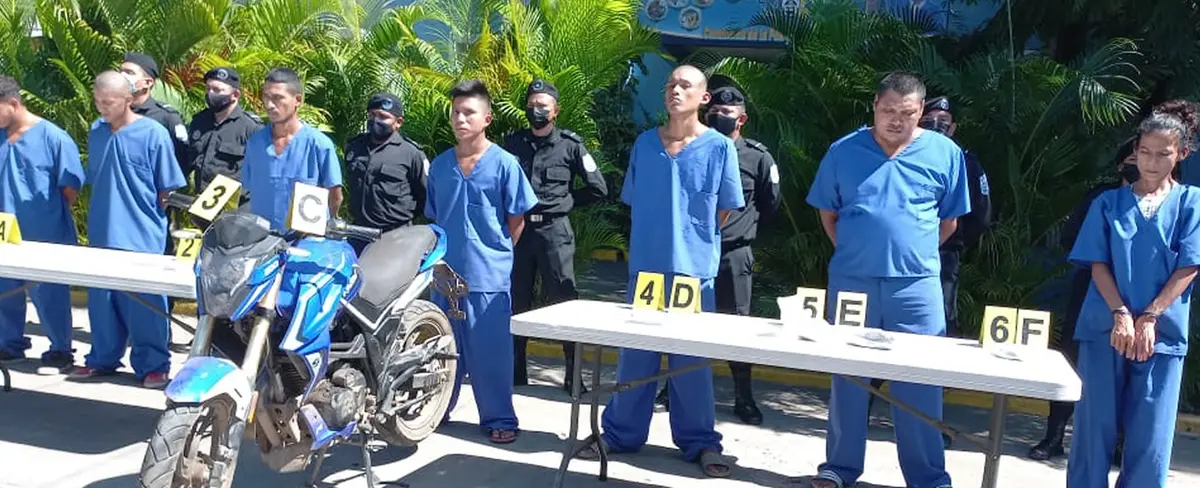 Presentan a 15 detenidos por cometer diferentes delitos en Chinandega
