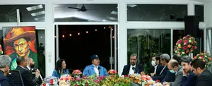 Daniel y Rosario en importante encuentro con la delegación de Irán