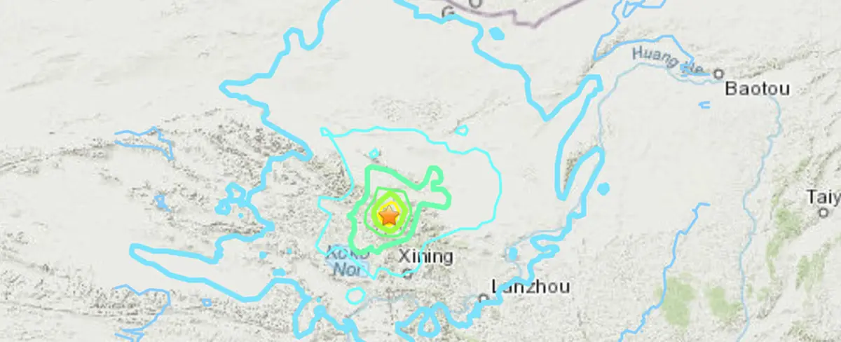 Reportan temblor de magnitud 6,6 en el noroeste de China