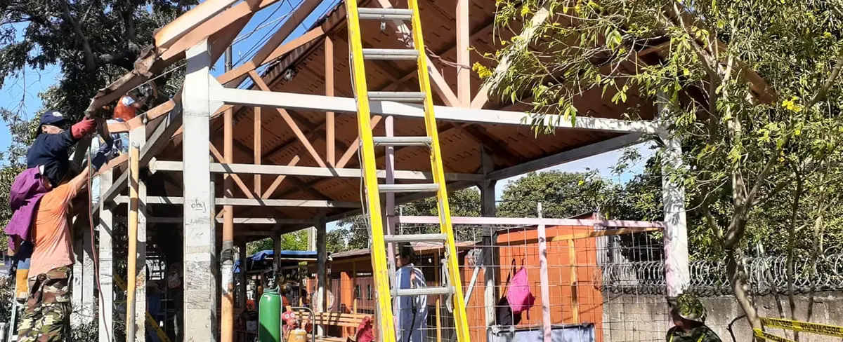 Inician obras de reacondicionamiento a paradas de buses en Managua