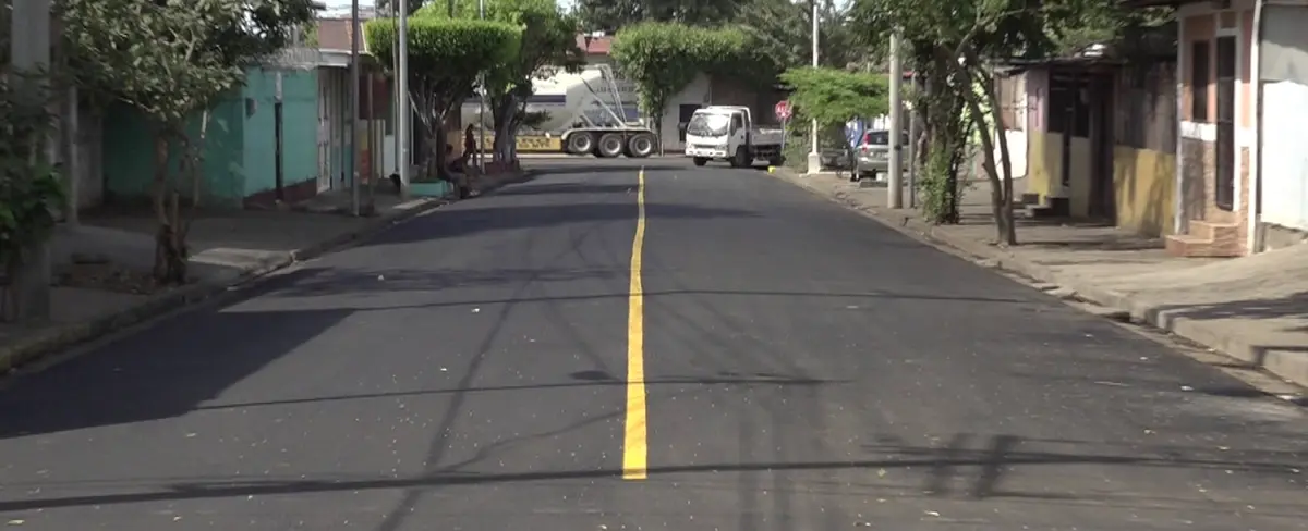 Barrio Santa Ana Sur cuenta con nuevas calles asfaltadas