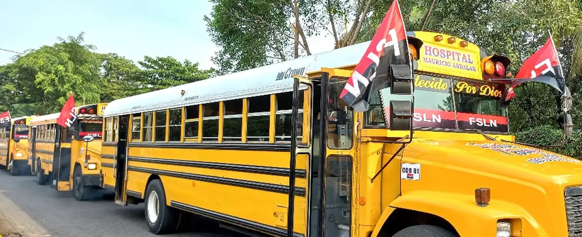 Chinandega incorpora buses para trasladar a pacientes al nuevo hospital departamental