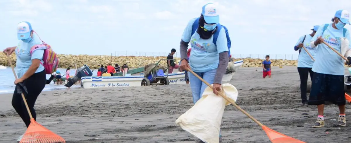 Nagarote fortalece campaña de cuido y limpieza en playa Miramar