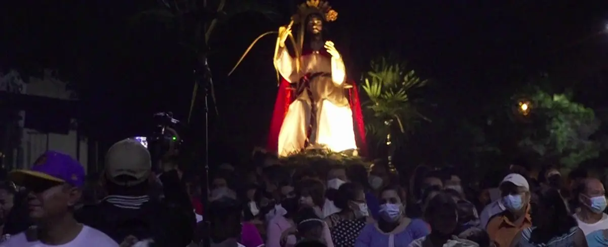 Tipitapa vive con devoción procesión del Señor del Triunfo