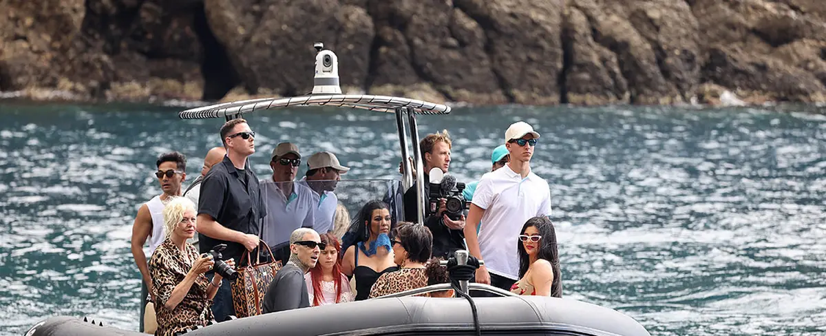 La familia Kardashian se toma Italia para la tercera boda de Kourtney
