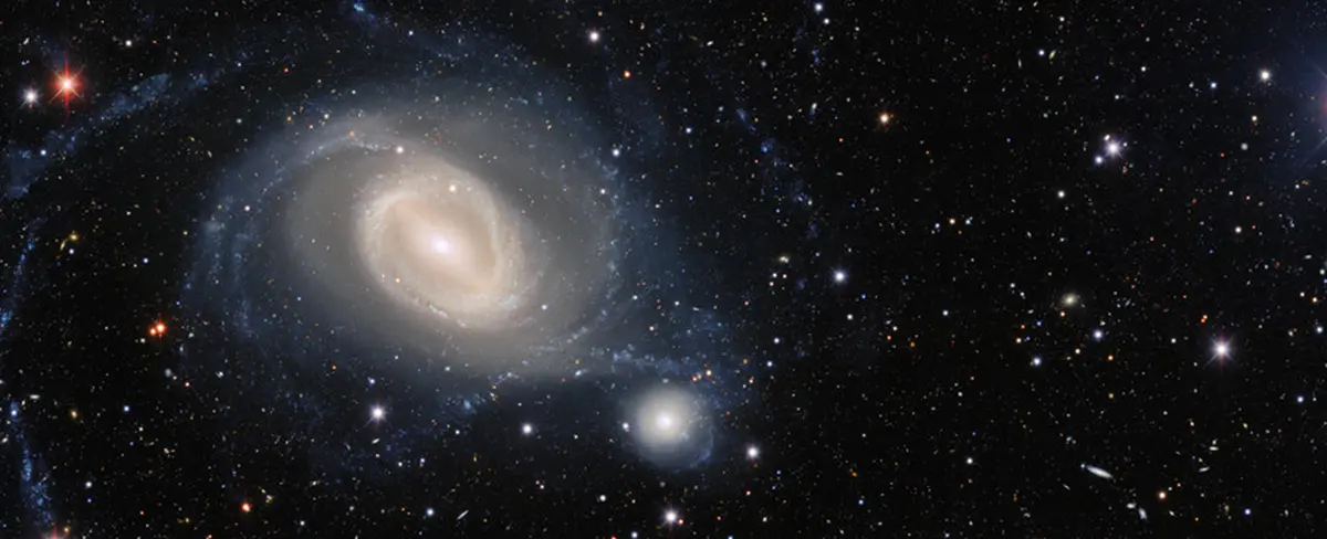 Captan dos galaxias en proceso de fusión de 400 millones de años