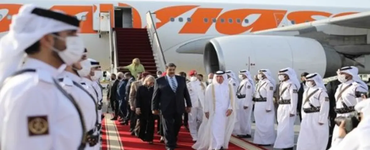 Presidente Maduro arriba a Catar como parte de su gira internacional
