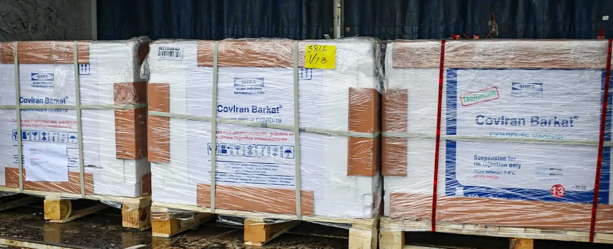 Arriban a Nicaragua 200 mil dosis de vacunas Covirán