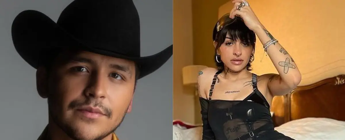 Christian Nodal y la rapera Cazzu son captados besándose