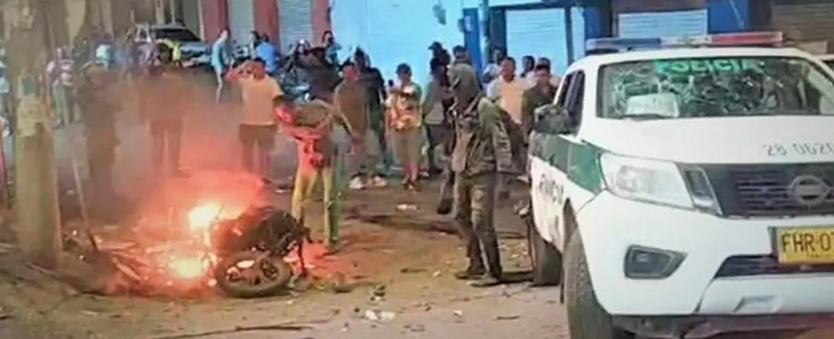 Colombia: ataque con moto bomba deja 13 heridos y un fallecido