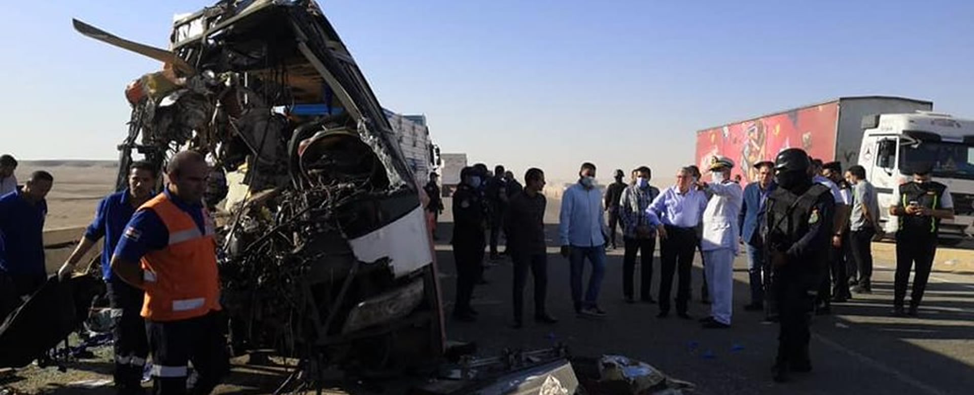 Egipto: accidente de autobús deja 22 muertos y 31 heridos