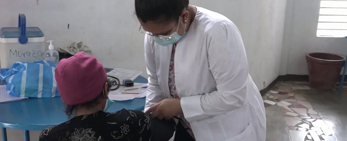 Feria de la salud atiende a familias del barrio Villa Guadalupe