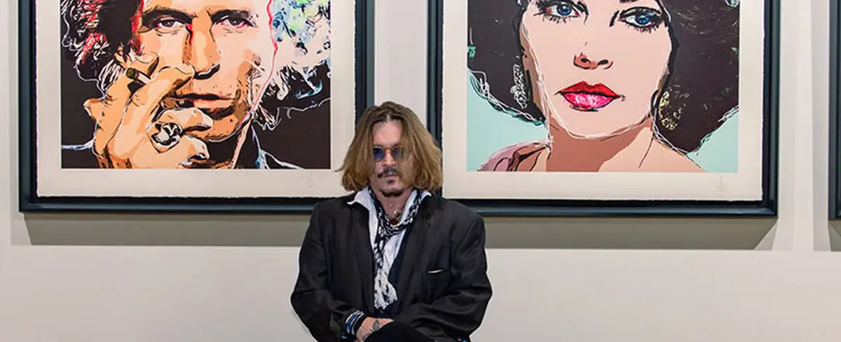 Johnny Depp vende su primera colección de arte por millones de euros