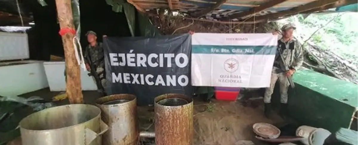 Fuerzas Armadas de México desmantelan 129 laboratorios clandestinos de droga