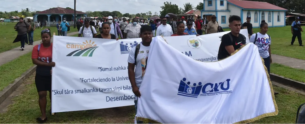 CNU, Gobierno Regional y BICU inauguran "Universidad en el Campo" en Karawala