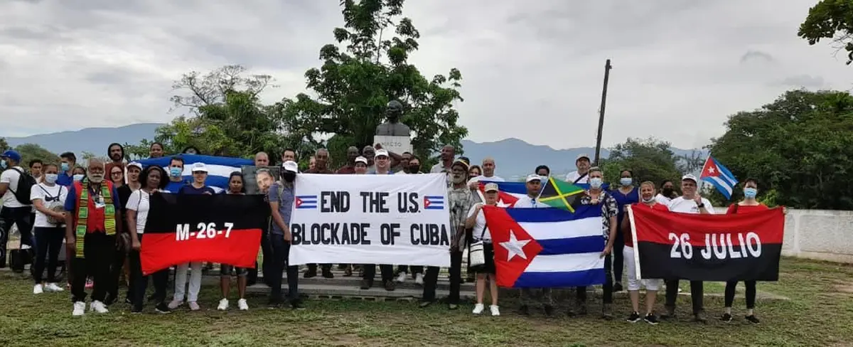 Activistas de varias partes del mundo exigen el cese al bloqueo de Cuba