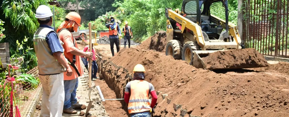 Avanza en un 20% el proyecto de alcantarillado sanitario en Telica