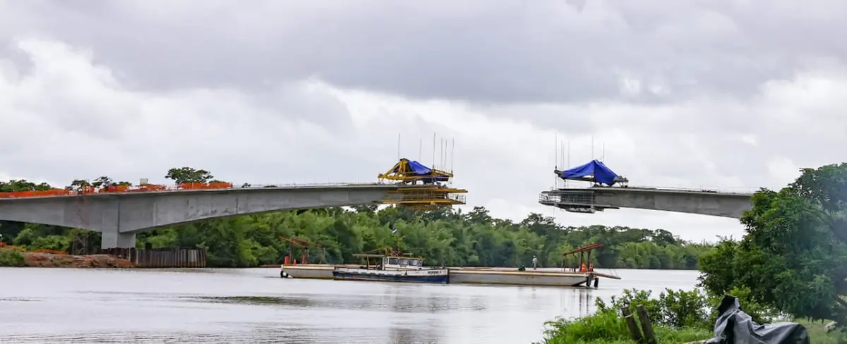 Avanza en 87.5% construcción del puente Wawa Boom en el Caribe Norte