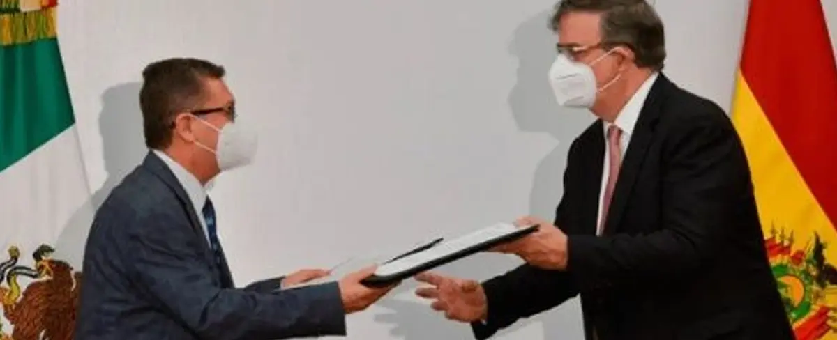 Canciller de México visita Bolivia en su gira de trabajo por Suramérica