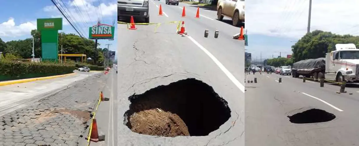 Enacal concluye reparación de fuga en carretera a Masaya
