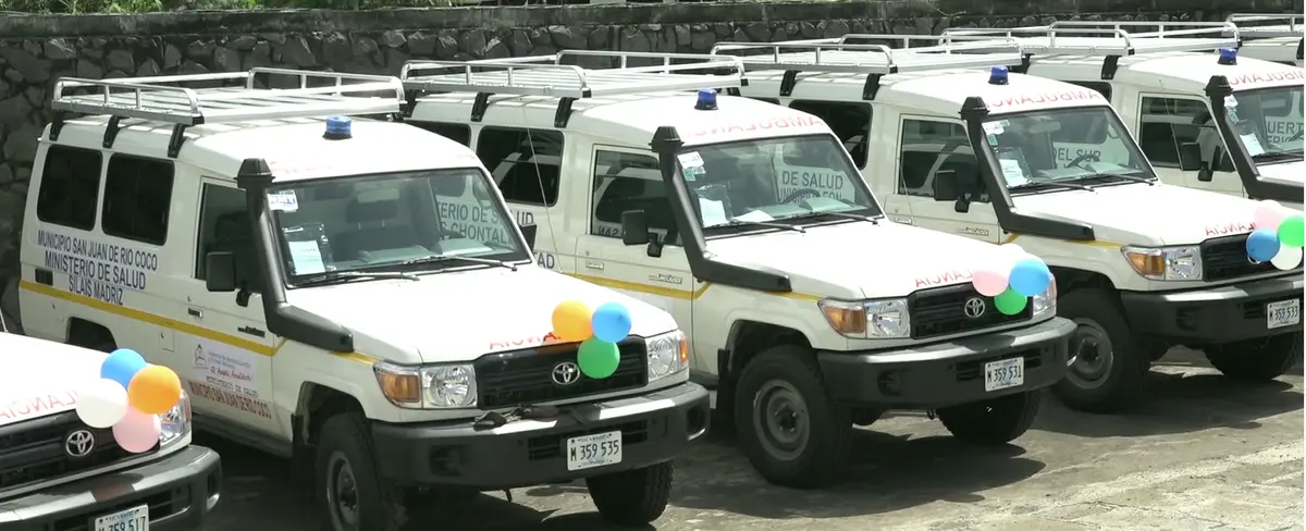 Gobierno invierte 650 mil dólares en 15 ambulancias para Silais de Nicaragua