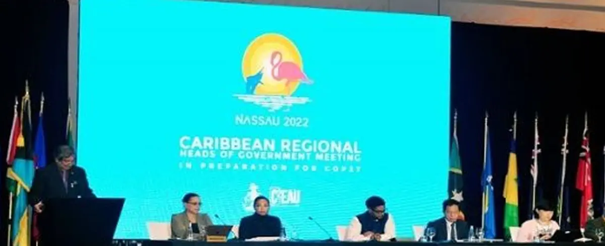 Líderes del Caribe debaten sobre apoyo contra cambio climático