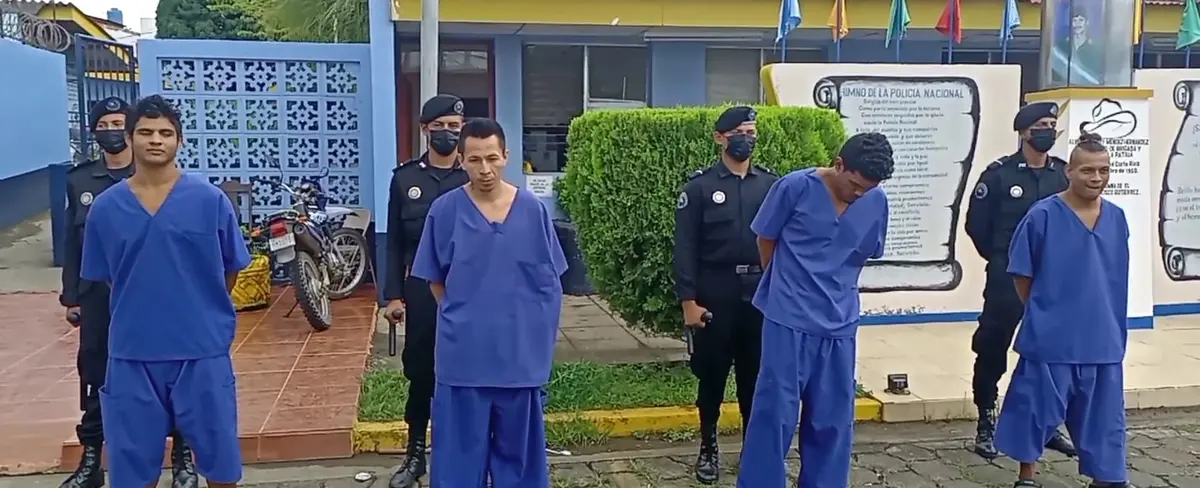 Rivas: Policía Nacional detiene a 6 personas por delitos de peligrosidad
