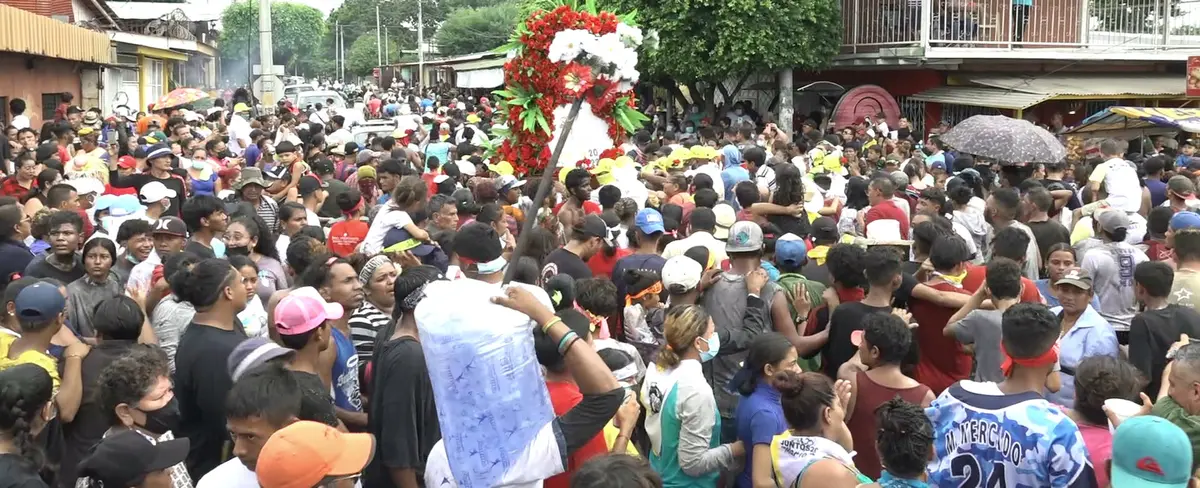 Santo Domingo de Guzmán recorre los barrios orientales de Managua