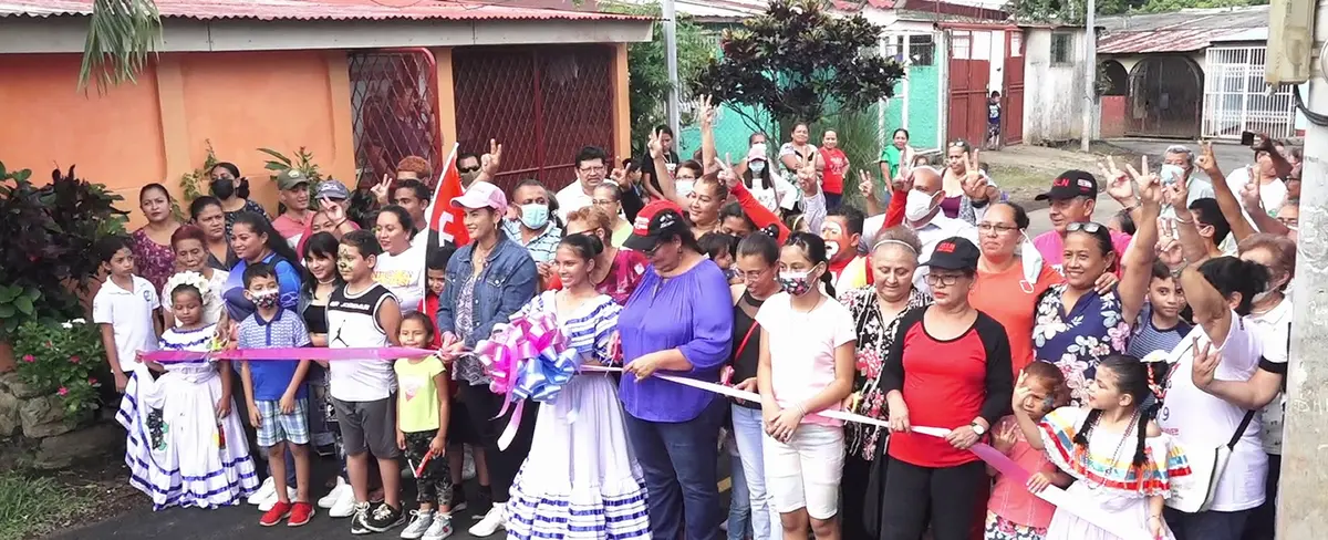 Más calles mejoradas para pobladores del barrio Batahola Sur