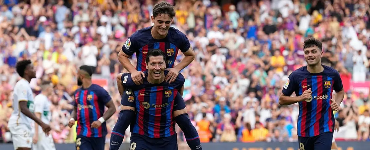 Barcelona es líder de La Liga tras golear (3-0) a Elche