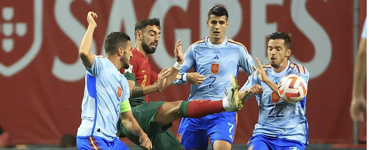 España vence a Portugal (1-0) y clasifica a semifinales de la Nations League