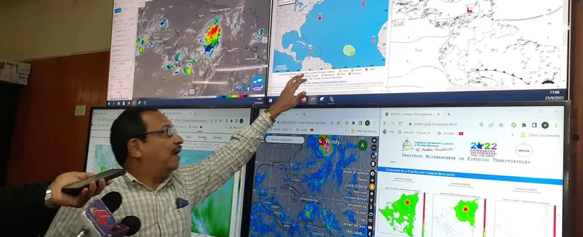 Ineter: Depresión Tropical nueve no representa peligro para Nicaragua