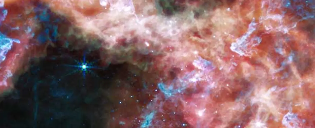 Última imagen del Telescopio James Webb capta una tarántula cósmica