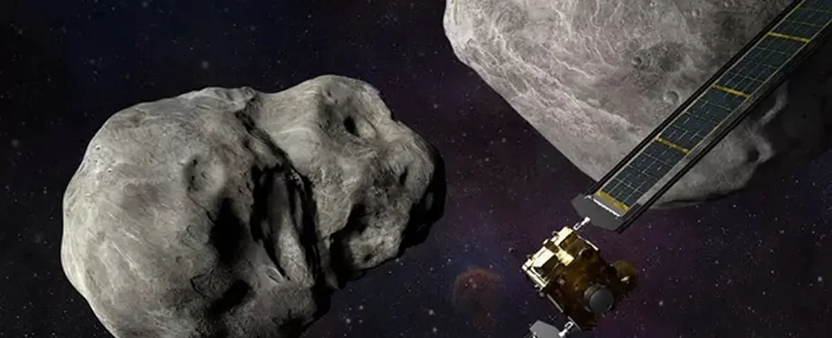 Revelan imágenes del choque entre la sonda DART y un asteroide