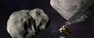 Revelan imágenes del choque entre la sonda DART y un asteroide