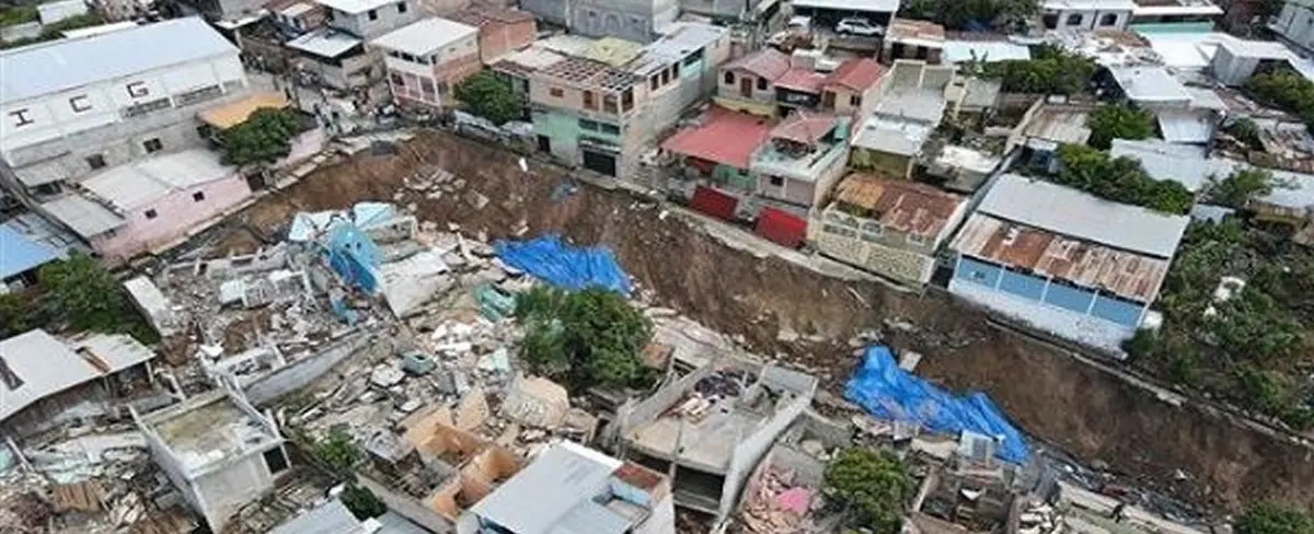 Declaran zona de desastre a barrio capitalino en Honduras