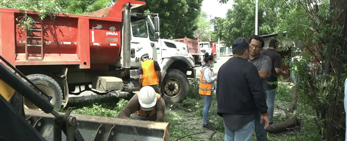 Alcaldía de Managua atiende afectaciones causadas por Julia