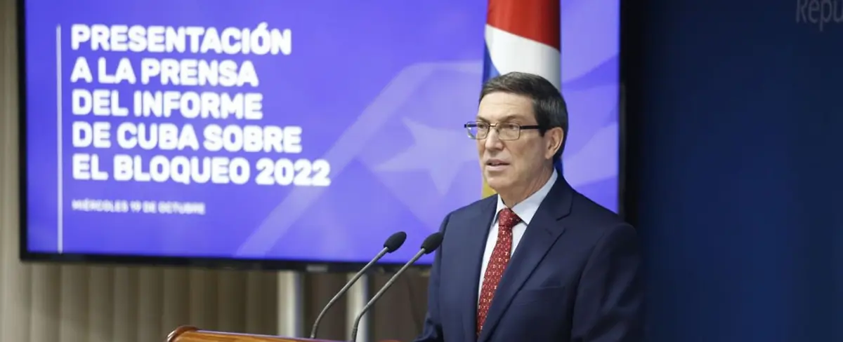 Canciller cubano denuncia pérdidas diarias de 15 millones de dólares por bloqueo económico