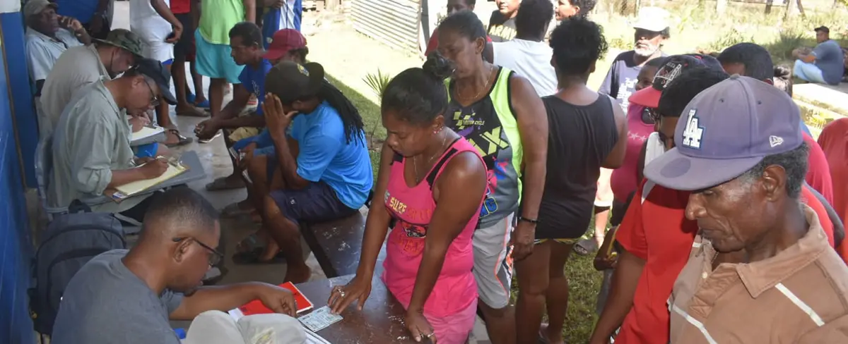 Comisión gubernamental recorre comunidades afectadas por Julia en Laguna de Perlas