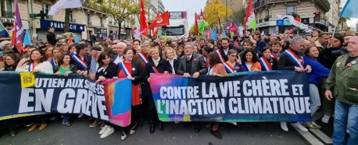 Francia: más de 100 mil personas protestas por alto costo de la vida