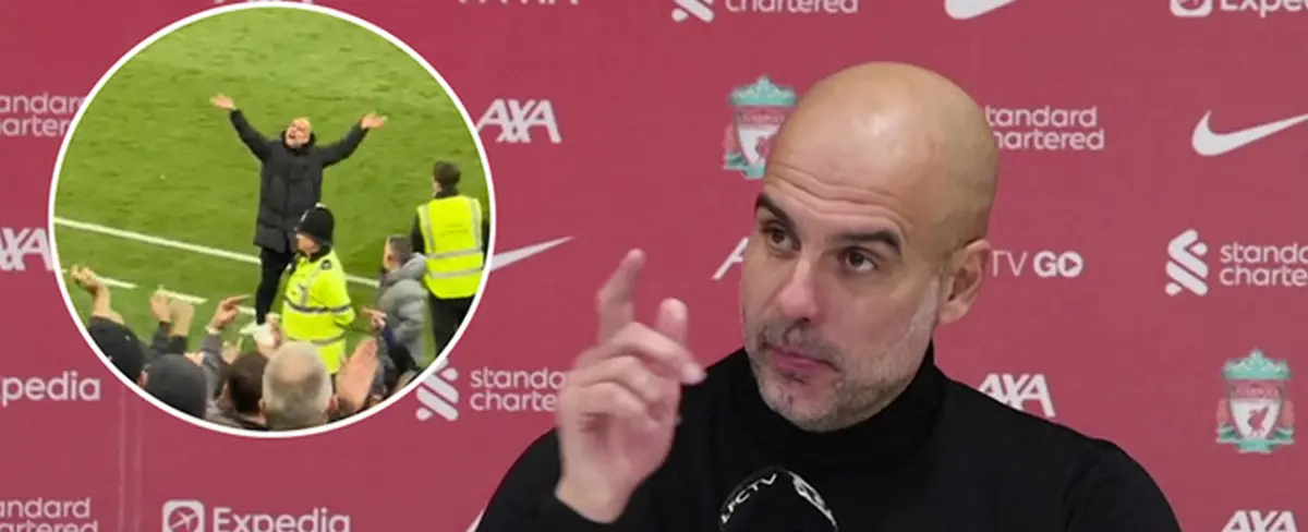 Pep Guardiola denuncia agresión por parte de aficionados del Liverpool