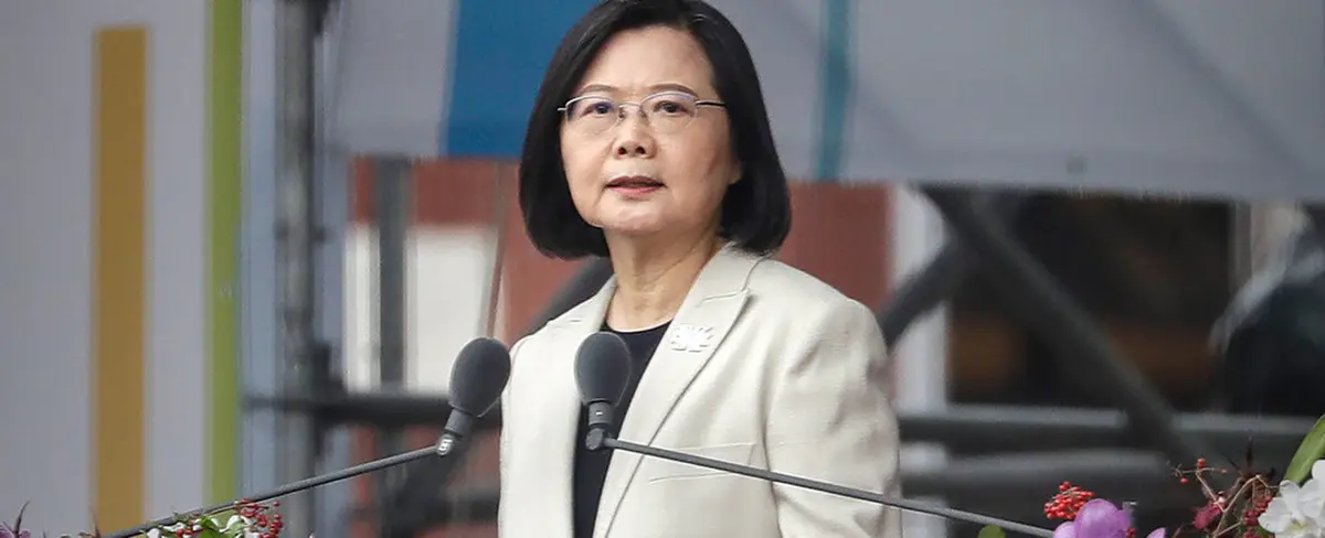 Líder taiwanesa afirma que un conflicto armado con China "no es una opción"