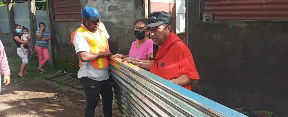 Managua: brindan respuesta oportuna a familias afectadas por lluvias
