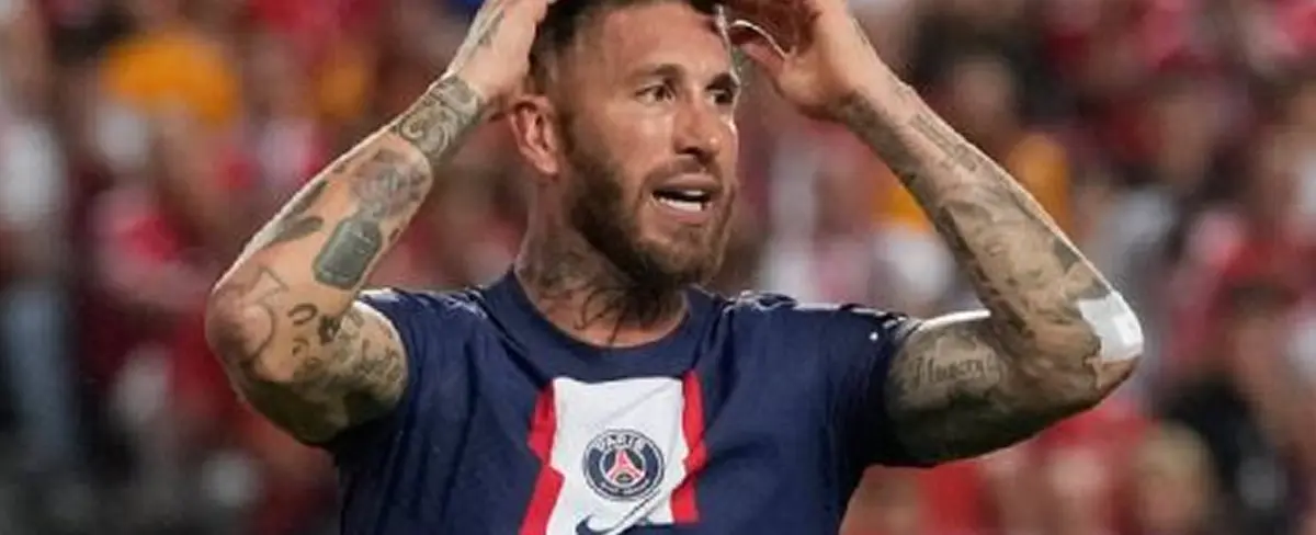 Expulsan a Sergio Ramos por reclamar una tarjeta amarilla de una falta que no cometió