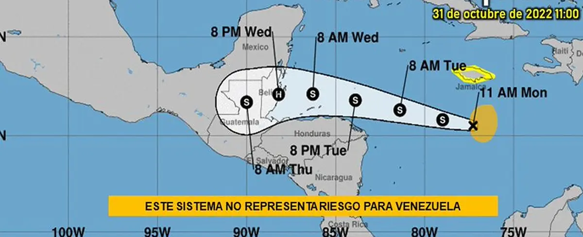 Tormenta tropical Lisa amenaza Centroamérica y parte de México