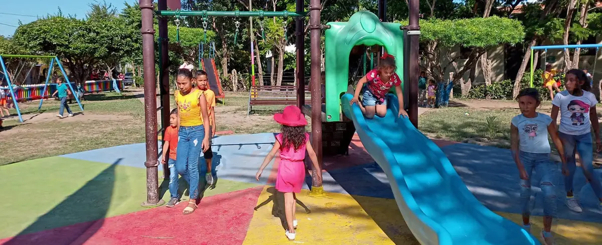 Realizan mejoras al parque Monte San Juan de Rivas
