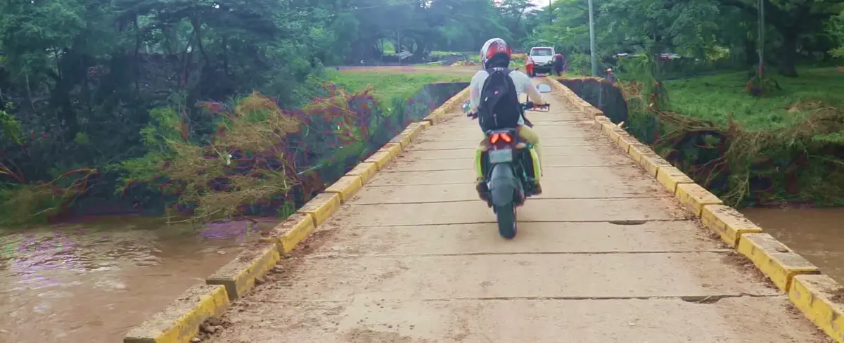 Rehabilitan puente La Lima en Juigalpa tras afectaciones por Julia