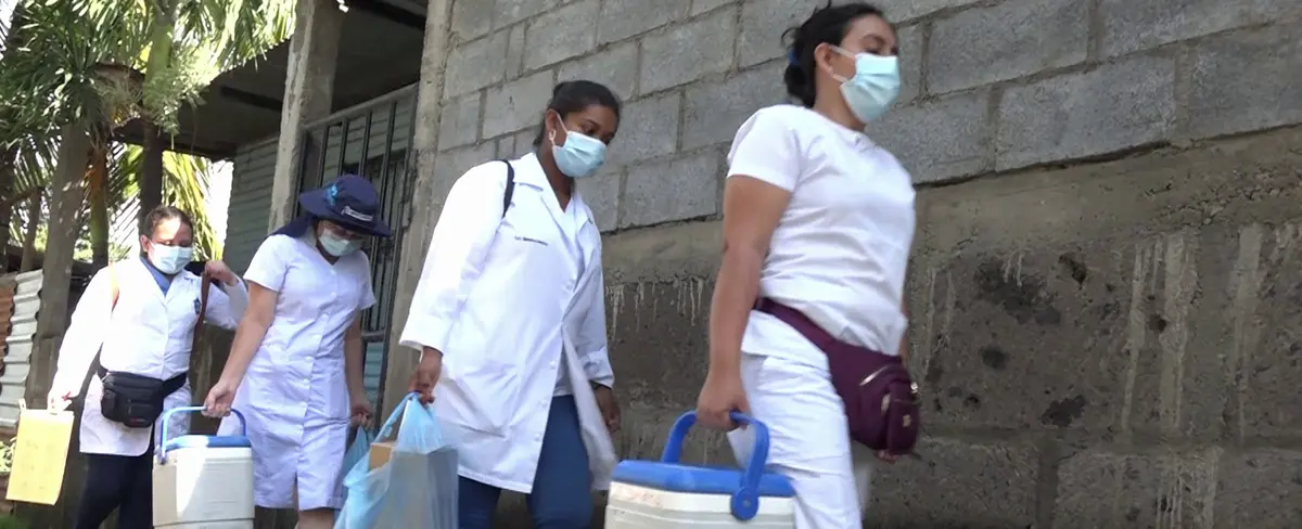Brigadas de vacunación contra el Covid-19 visitaron Ciudad Sandino