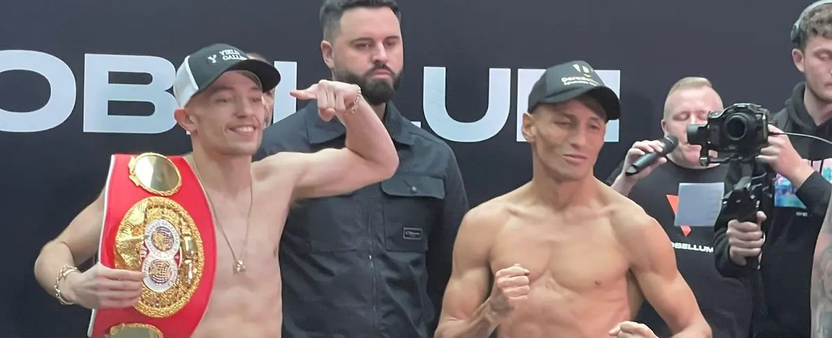 <strong>Alvarado y Sunny Edwards superan la báscula previo a su combate</strong>